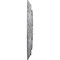 Ekena Millwork Spiral Ceiling Medallion (Fits Canopies up to 4"), 25 1/4"OD x 4"ID x 2"P, Ultra Pure White Crackle CM25SPUWC - alternate 3